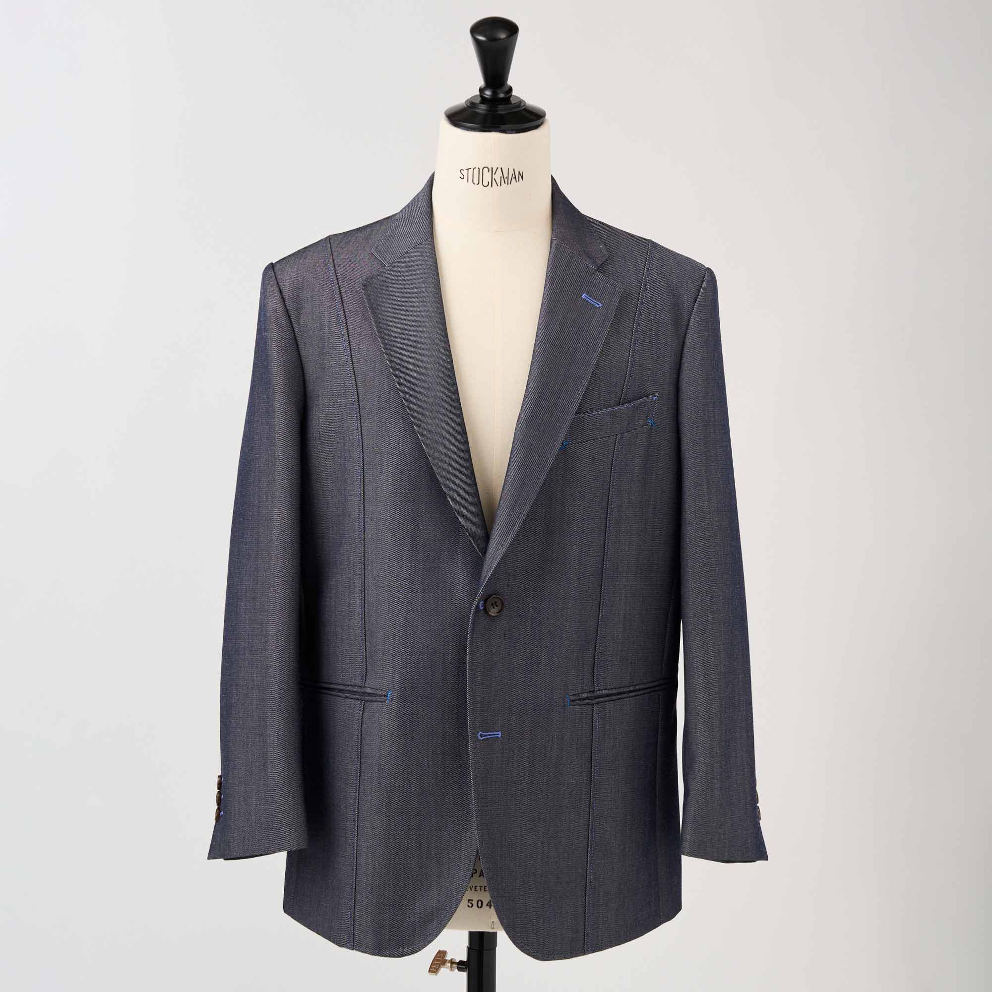 ウールデニムジャケット（インディゴブルー）