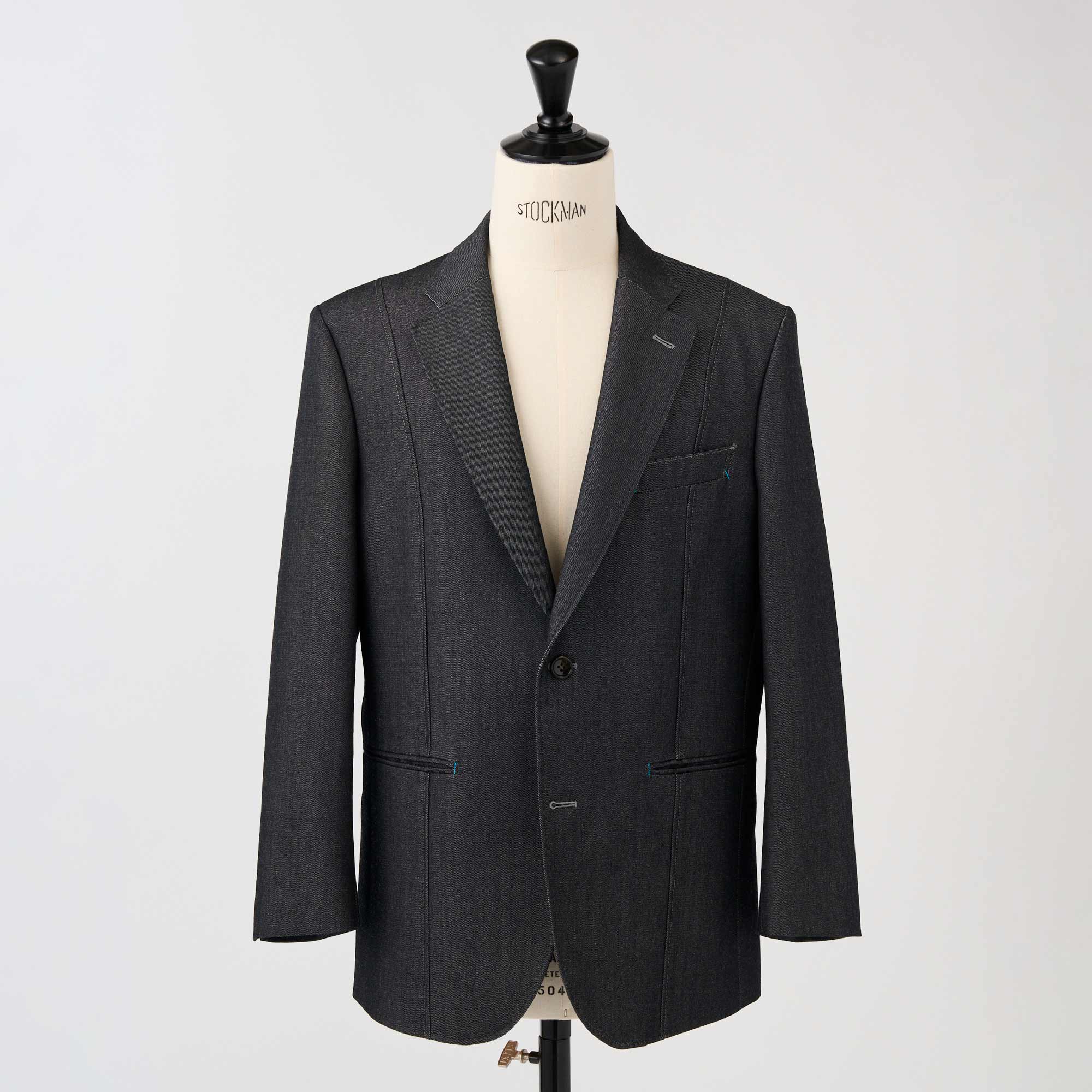 ウールデニムジャケット（ブラック）