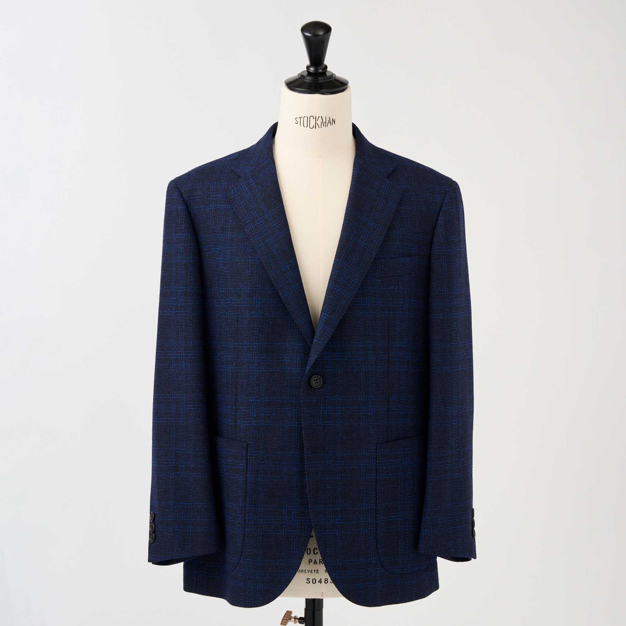 メッシュツイードウールジャケット（ネイビー）