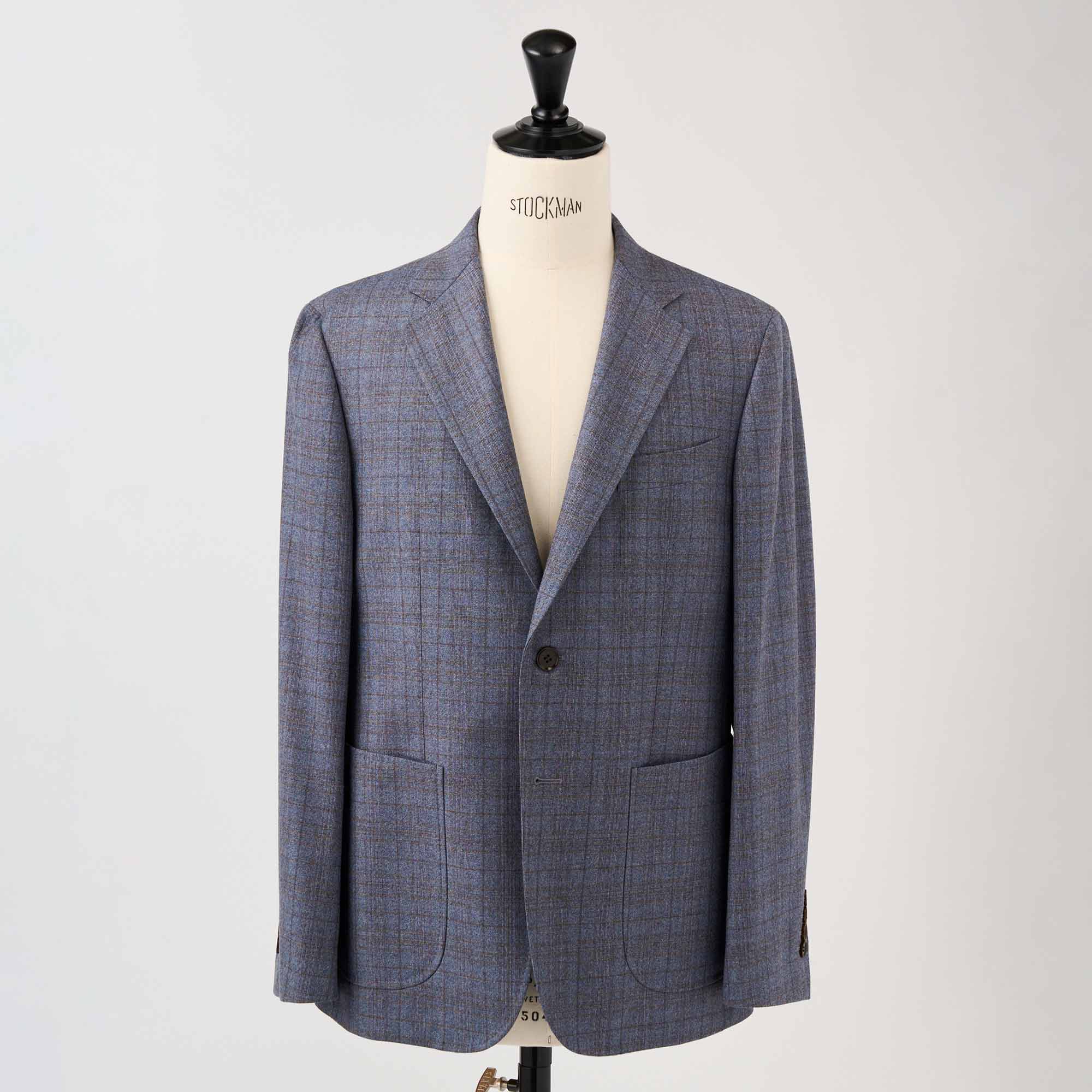 ウールウインドペンジャケット（ブルーグレー）