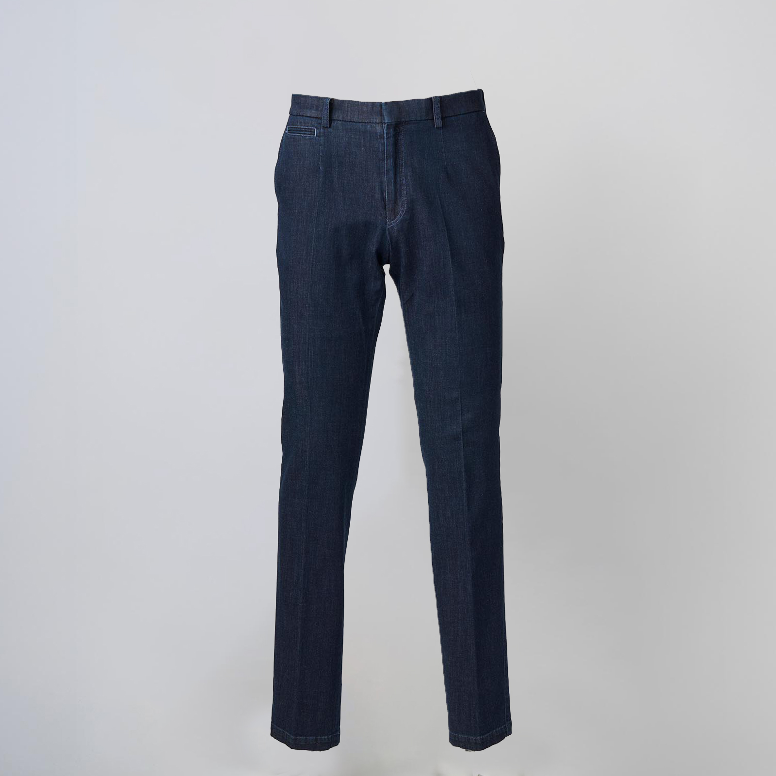 インディゴデニム ガーメントウォッシュ スラックス