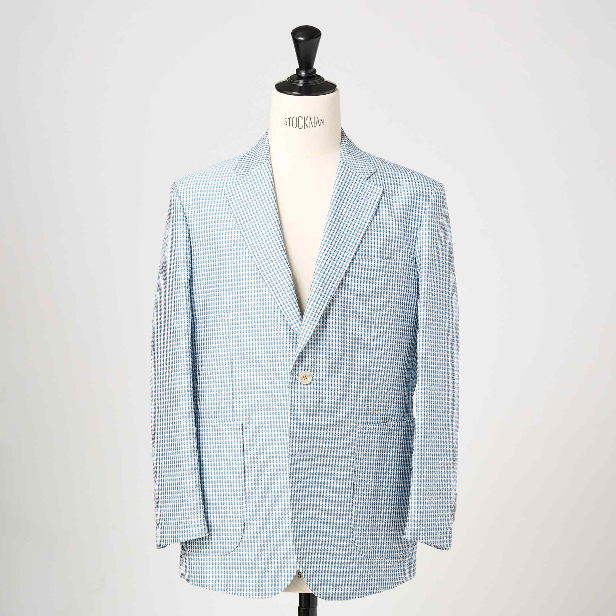 シルクポリエステルサッカー ジャケット