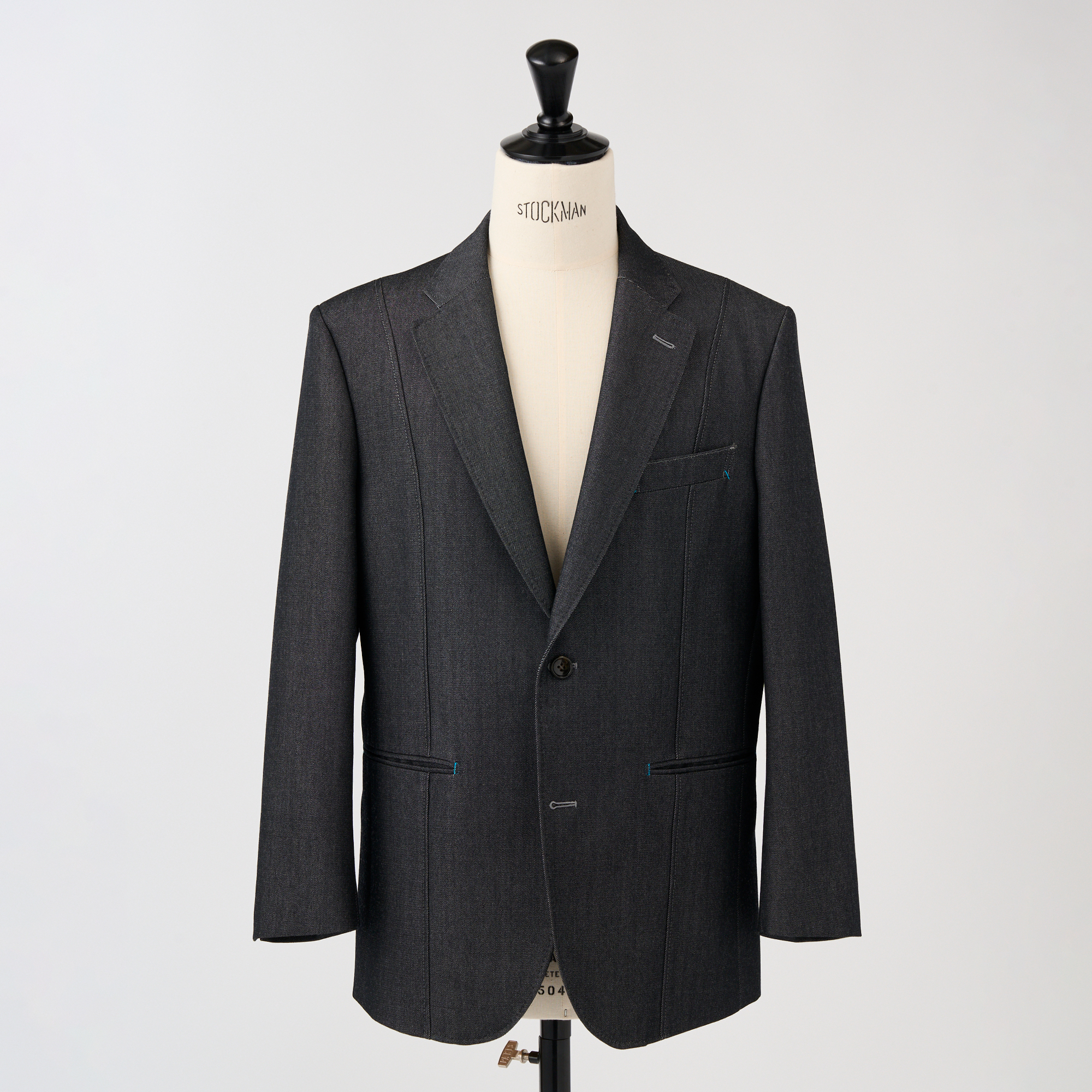 ウールデニムジャケット（ブラック）