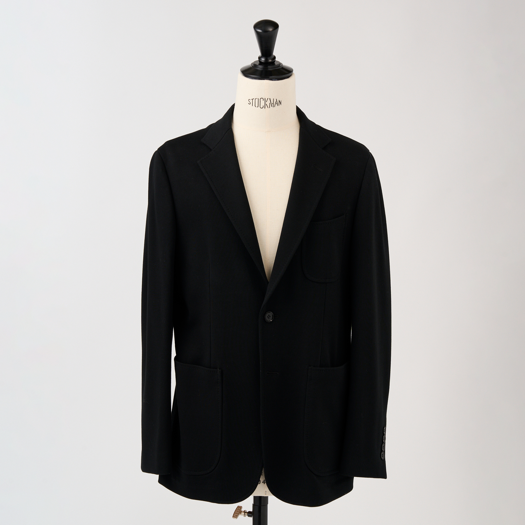 コットンジャージージャケット（ブラック）