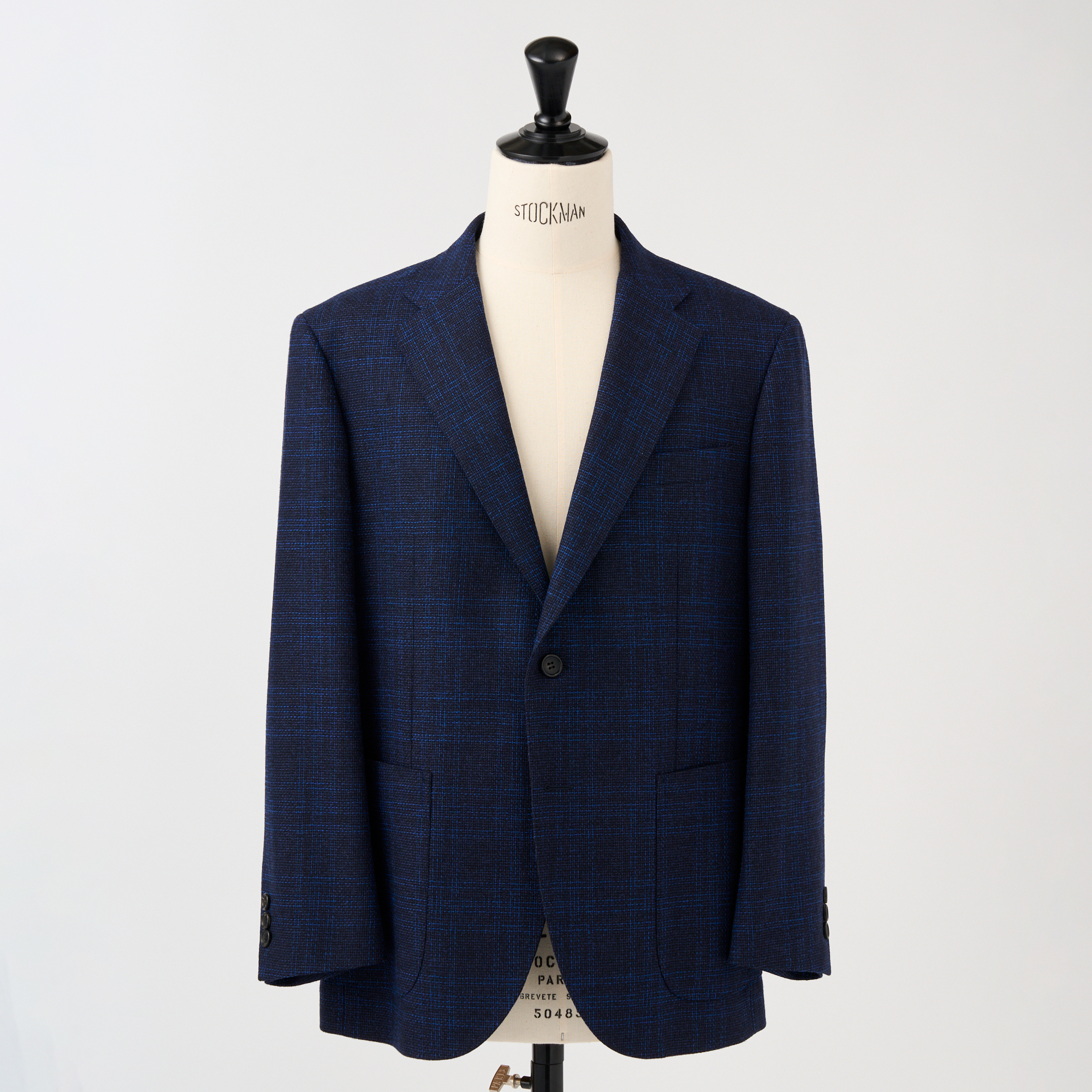 メッシュツイードウールジャケット（ネイビー）